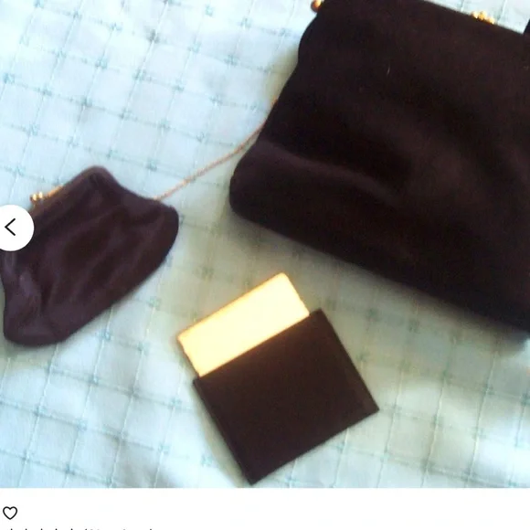 VINTAGE 40’s KORET X SAKS FIFTH AVENUE COIN PURSE AND MIRROR - Picture 13 of 13